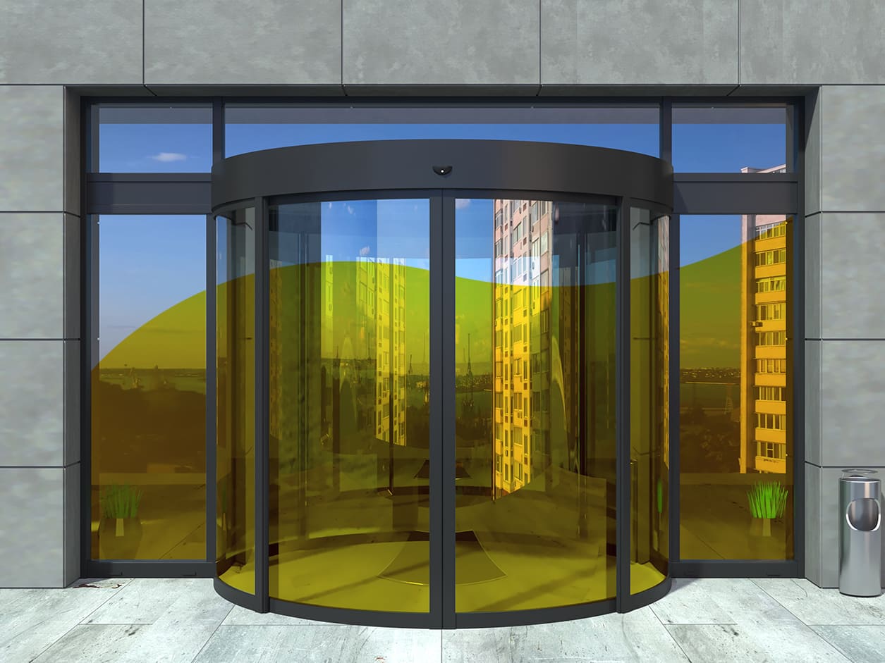 Film couleur jaune clair transparent pose extérieure - Luminis Films